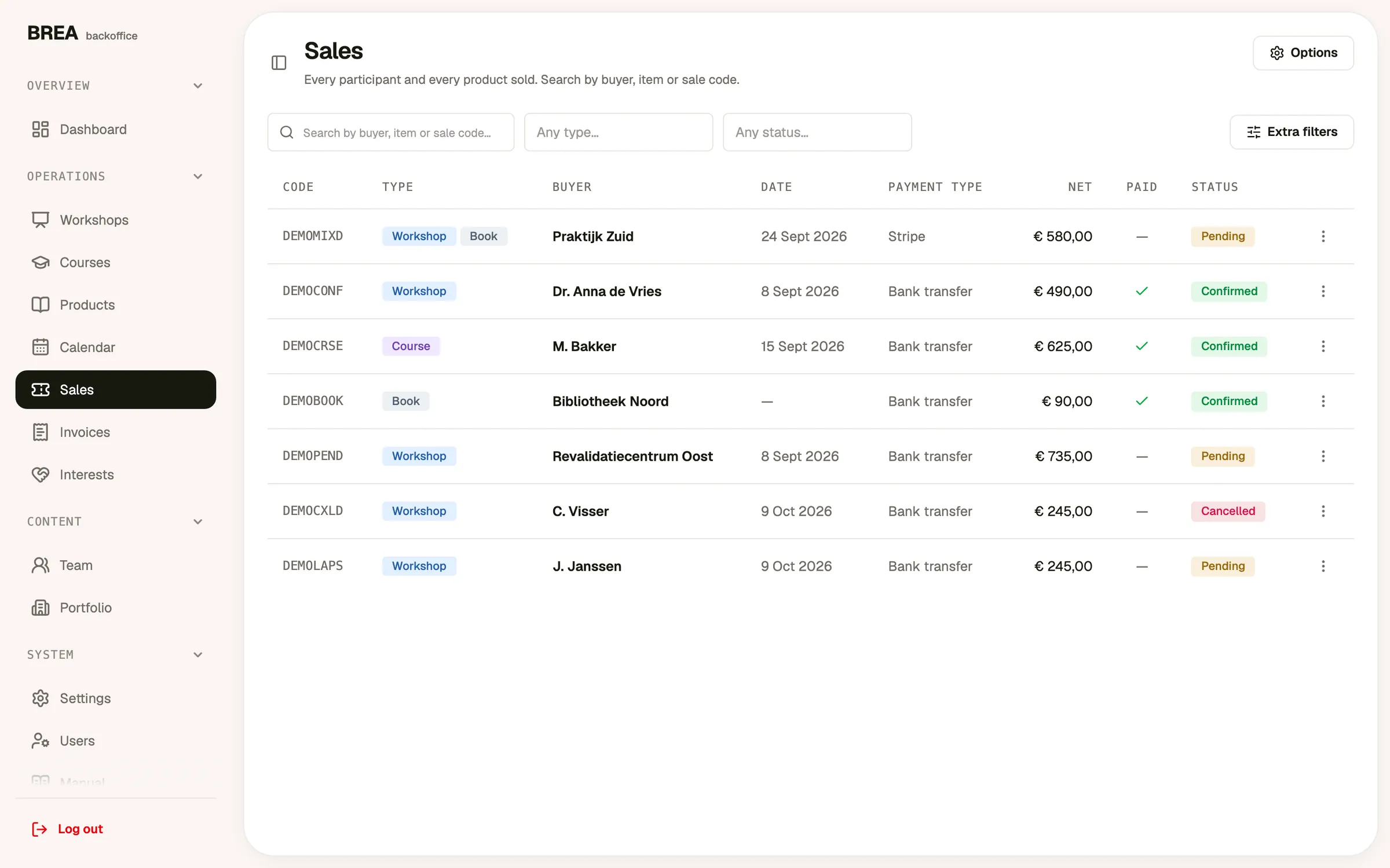 Sales